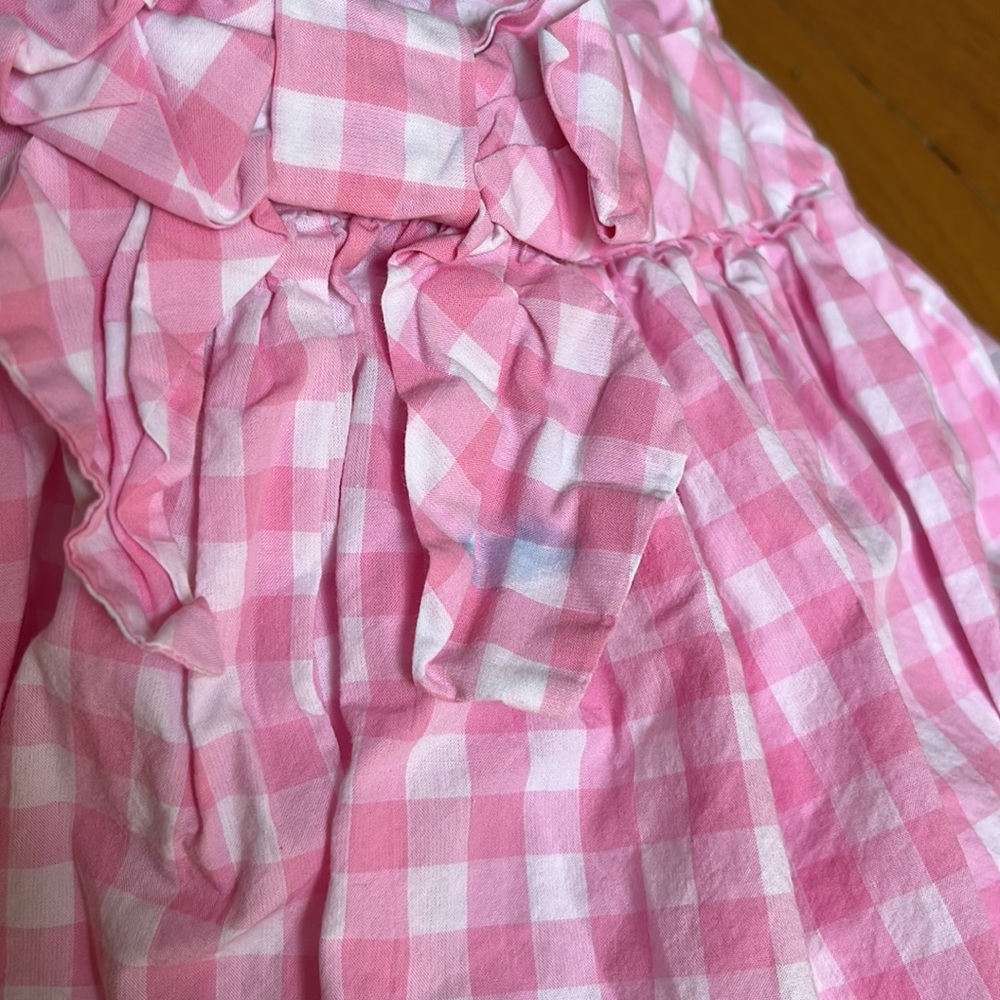 Janie and Jack pink gingham dress - Picture 4 of 6
